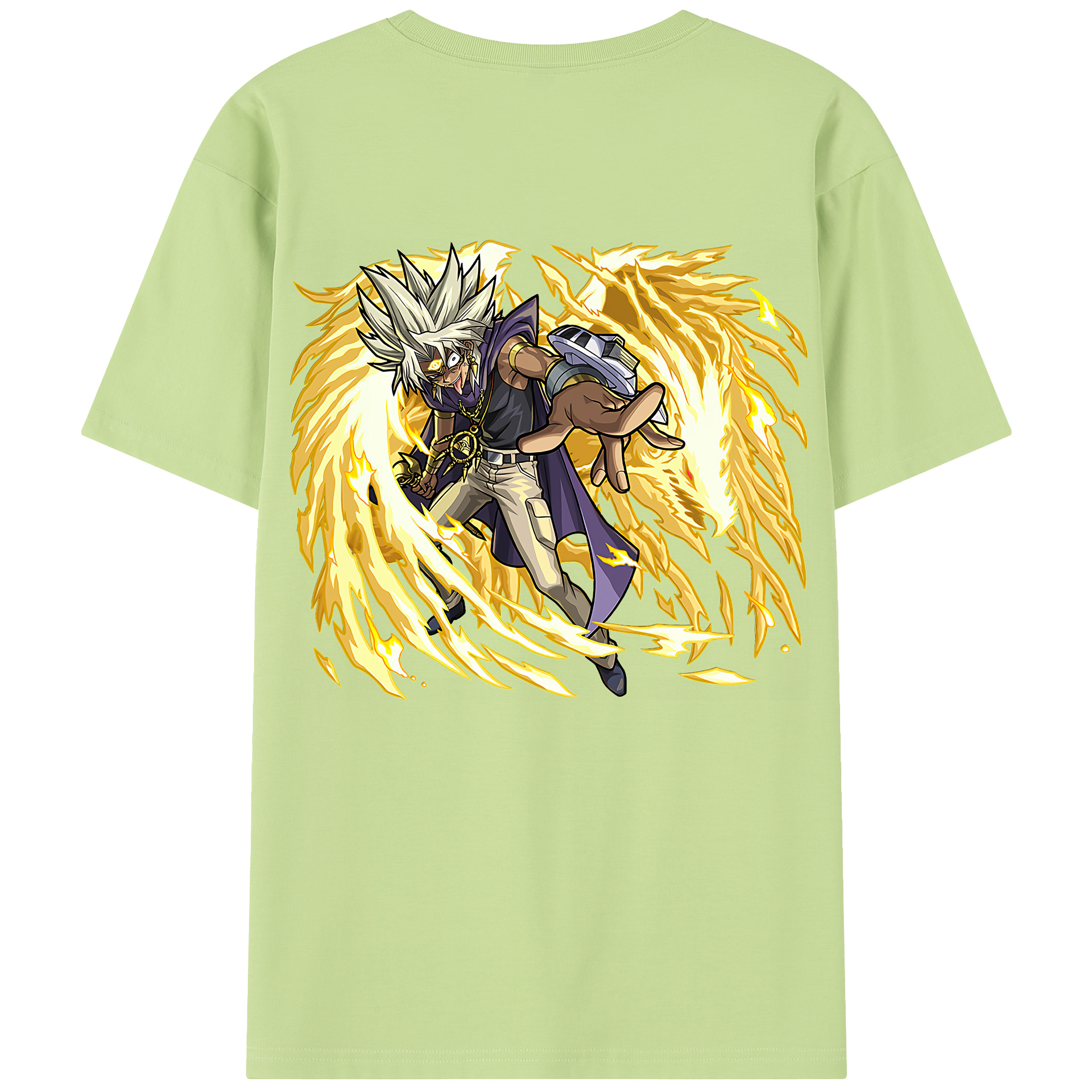 （画像用） 遊☆戯☆王 Yu-Gi-Oh! 綿100％半袖Tシャツ（背面プリント）